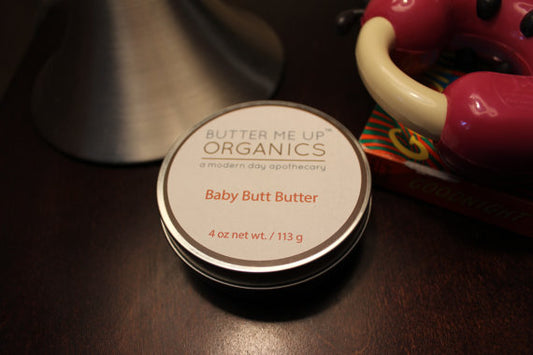 All Natural Baby Butt Butter – Organic & Gentle Diaper Rash Cream for Sensitive Skin | Butter Me Up Organics